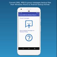 Convert SMS from Windows Phone Affiche