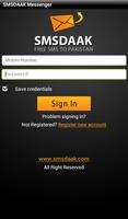 SMSDAAK. Free SMS to Pakistan. screenshot 1