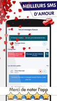 Meilleurs sms et messages amour الملصق