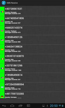 SMS Receive 海报