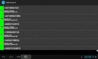 SMS Receive اسکرین شاٹ 2