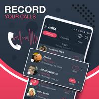Call Recorder - callX ポスター