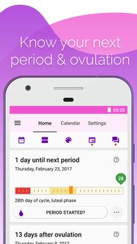 Period and Ovulation Tracker poster