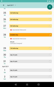 Period and Ovulation Tracker 截图 11