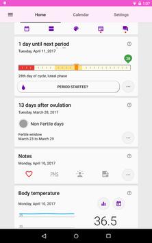 Period and Ovulation Tracker 截图 7