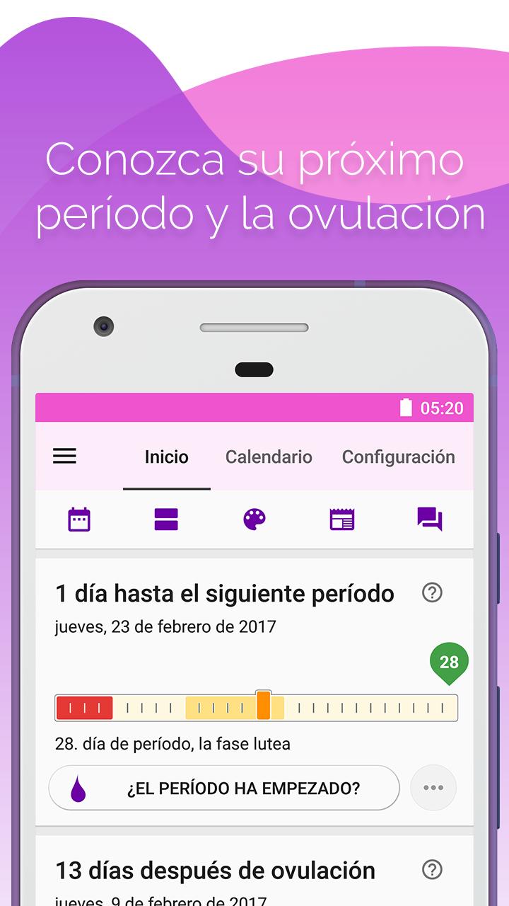 calendario para saber mi proxima menstruacion