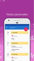 Calendario Menstrual Bloom captura de pantalla 2