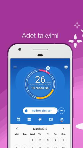 android icin adet takvimi adet takibi apk yi indir