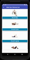 Daily Gym Workout For Men 2019 capture d'écran 1