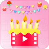 Birthday Video Maker and Song Wishes🎂🥞🧁🍰🍰 icono