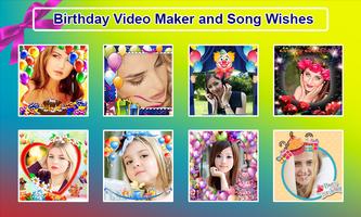 Birthday Video Maker and Song Wishes🎂🥞🧁🍰🍰 capture d'écran 1