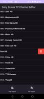 Sony Bravia TV Channel Editor اسکرین شاٹ 1
