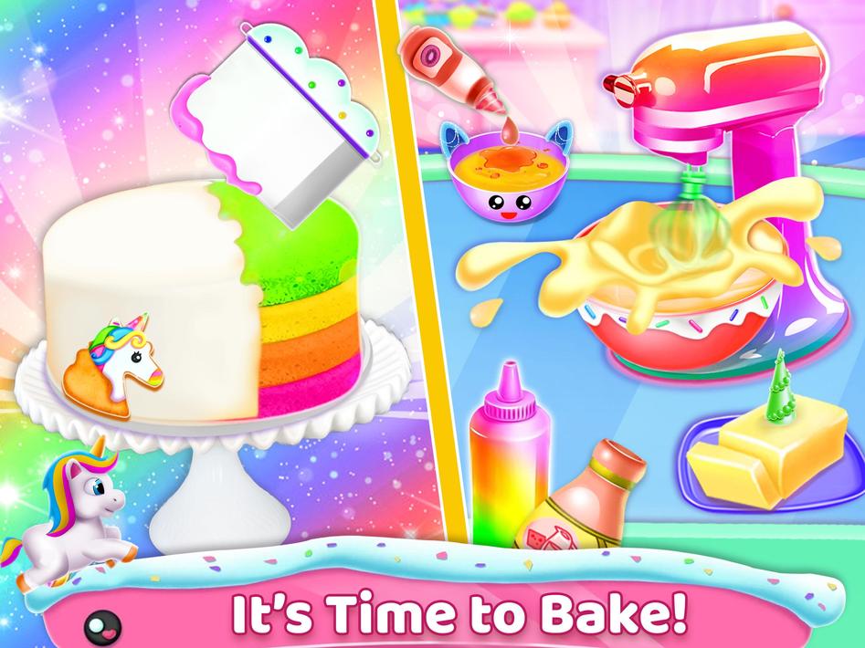 Unicorn Cake Baking Games screenshot 2