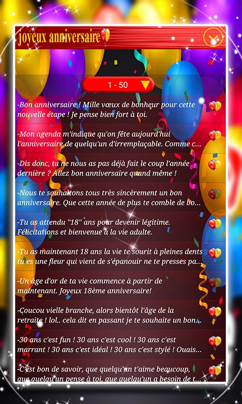Sms Anniversaire 19 For Android Apk Download