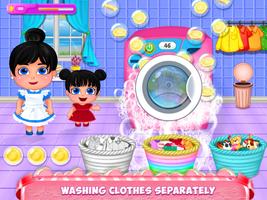 母婴护理洗衣节 - 妈妈模拟器游戏 截圖 1