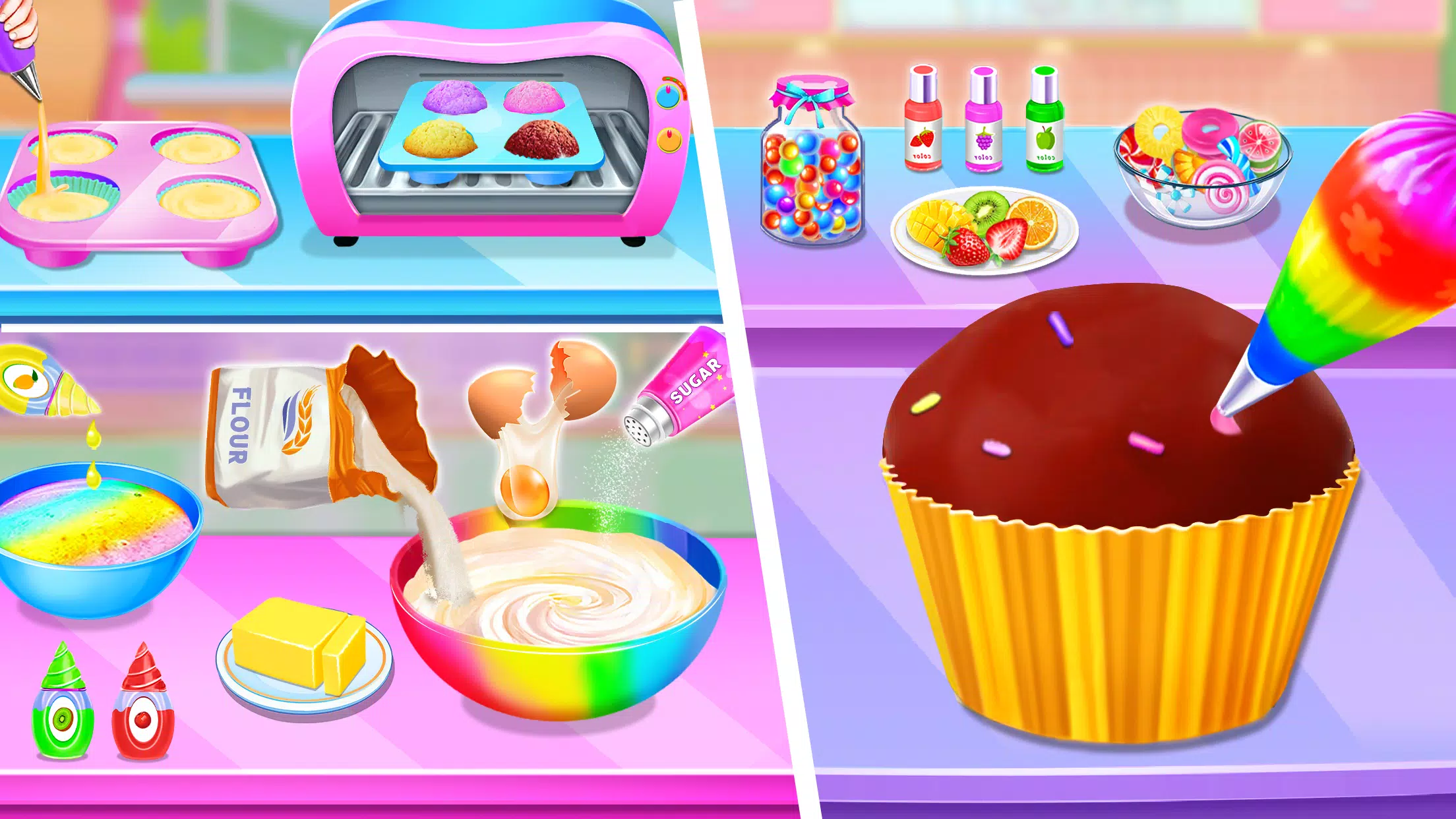 Download do APK de jogo de cozinhar bolo perfeito meninas e