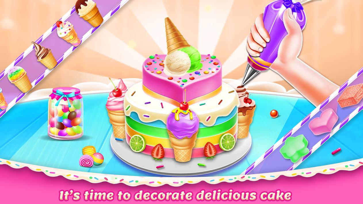 Sweet Bakery - Girls Cake Game screenshot 2