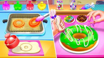 لعبة كعكة المخبوزات الحلوةبنات تصوير الشاشة 2