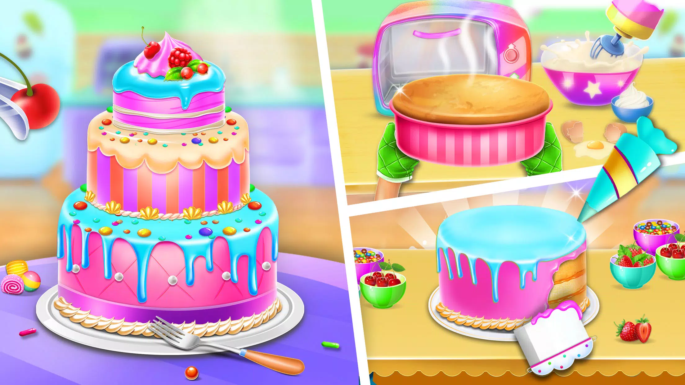 Download do aplicativo fábrica de bolo de aniversário jogos de