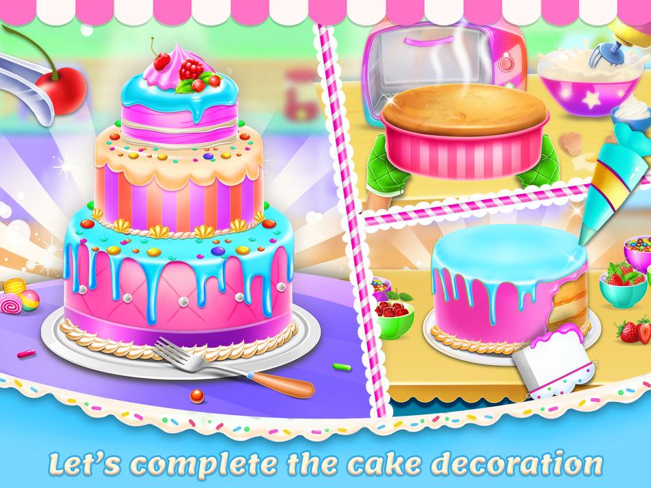 Sweet Bakery - Girls Cake Game screenshot 9