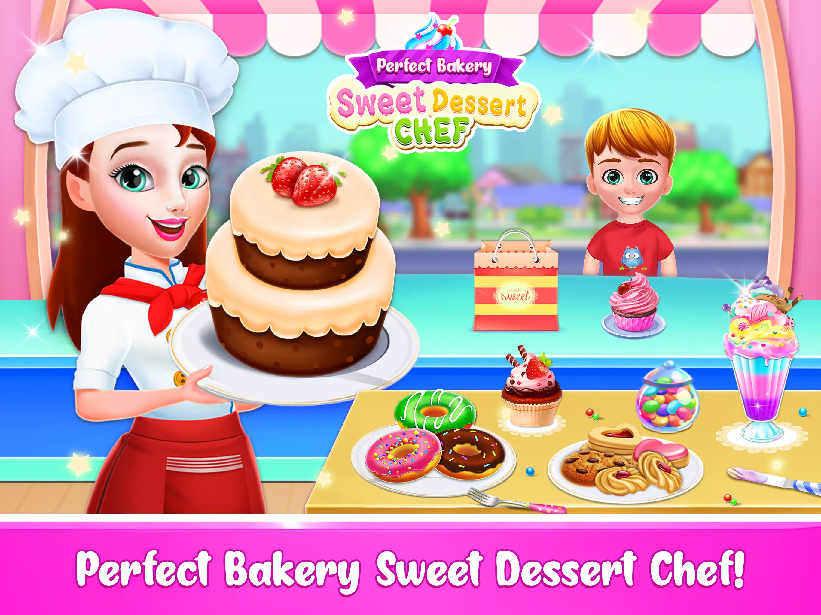 Sweet Bakery - Girls Cake Game para Android - Download