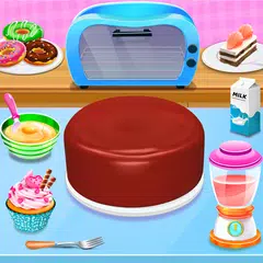 Juego de pastel-juego d cocina