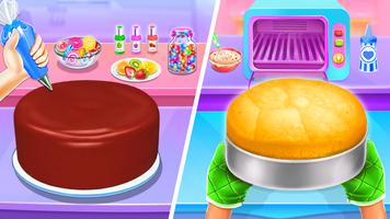 1 Schermata Cake Maker Game-Cooking Game