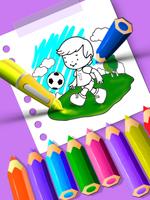 Dessiner Et Couleur - Des gamins Apprentissage Affiche