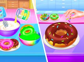 Beignets Jeu - Donut Fabricant Affiche