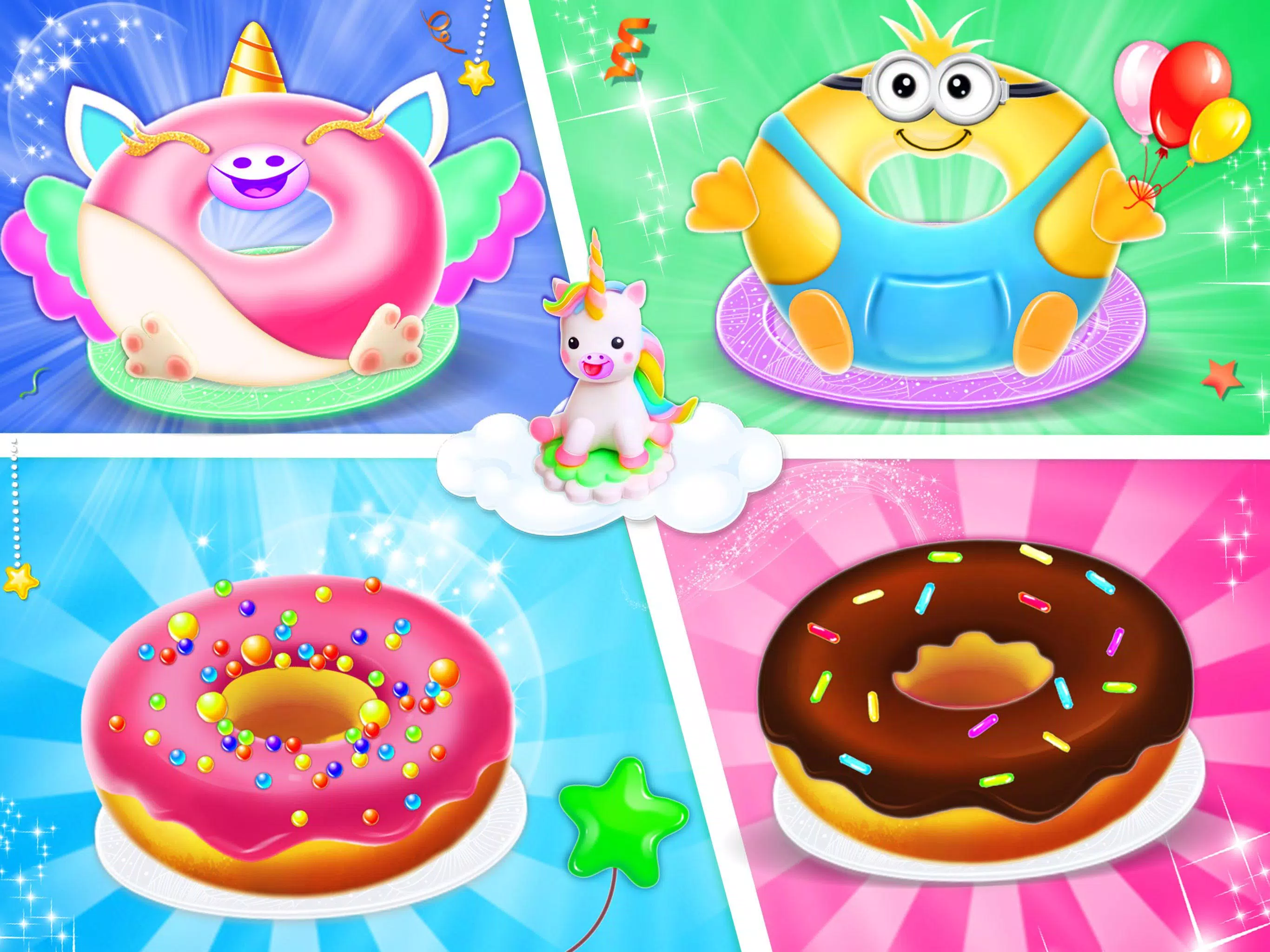 Rosquinhas Bolinhos Deliciosos - cozinhar jogo Somente donuts saborosos são  feitos neste jogo delicioso de cozinhar!::Appstore for Android