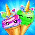 Unicorn Ice Cream Cone Maker: Frozen Dessert Game
