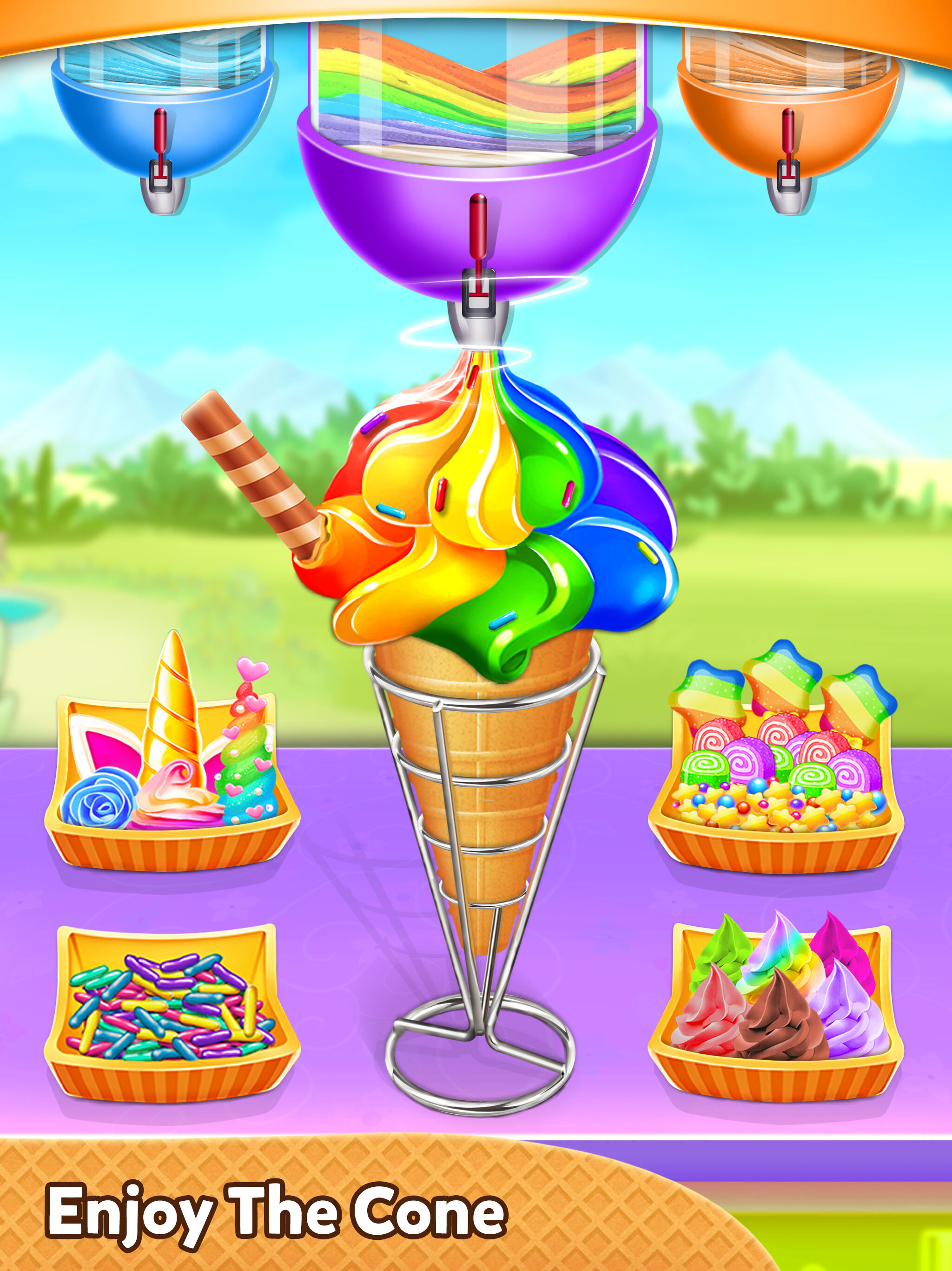 Jogo Sorveteria Cone Maker versão móvel andróide iOS apk baixar  gratuitamente-TapTap