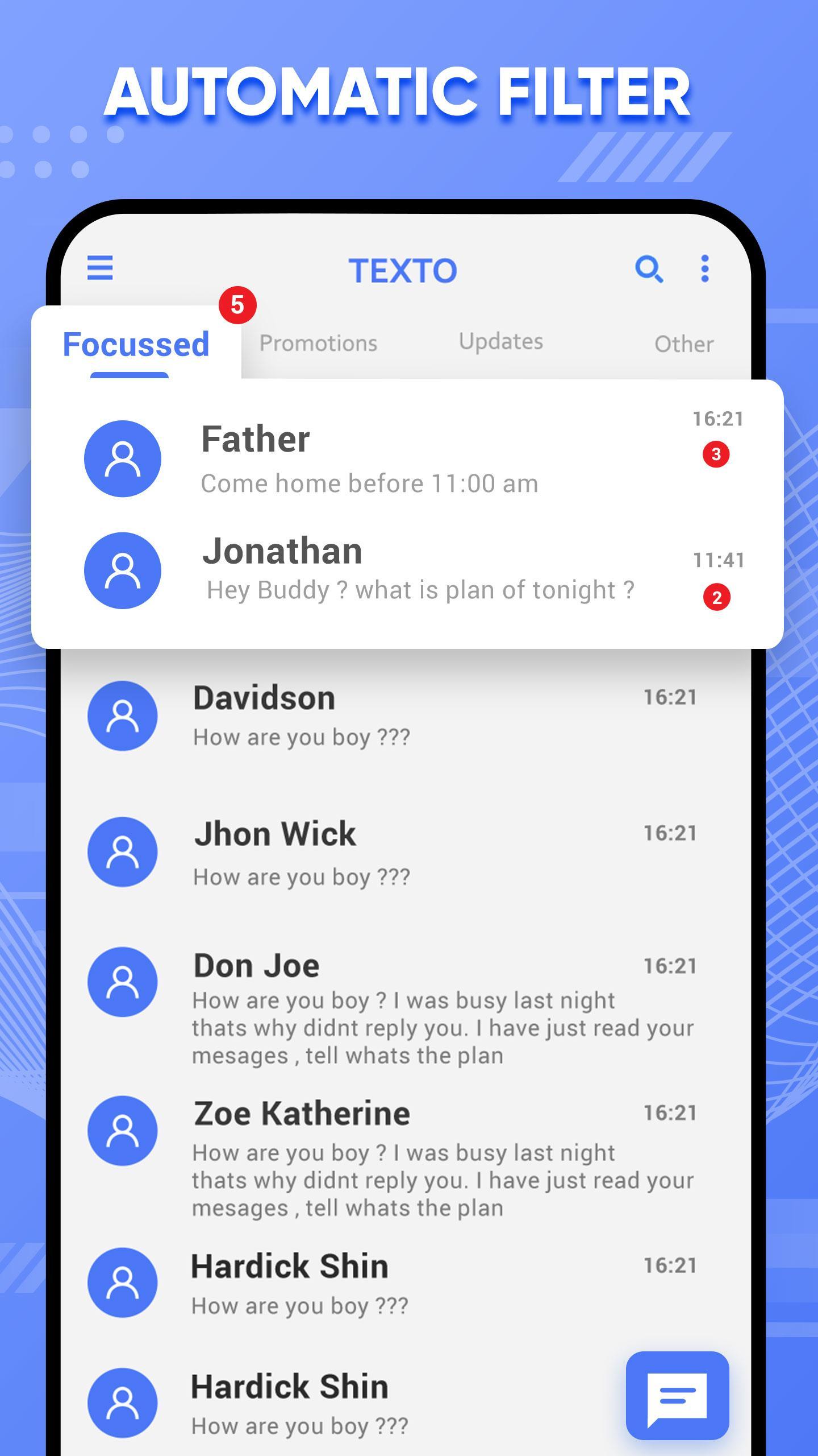 TextO: Smart Text & Sms Organizer, Spam Filter for Android - APK Download