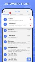 TextO: Smart Text & Sms Organizer, Spam Filter تصوير الشاشة 1