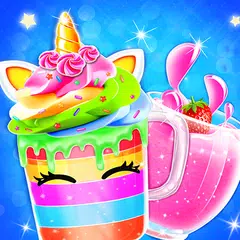 Unicorn Milkshake Maker Chef Icon