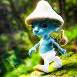 Smurf Cat - Cat Game mushroom