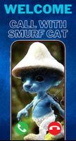 Smurf Cat Fake Call & Prank تصوير الشاشة 1