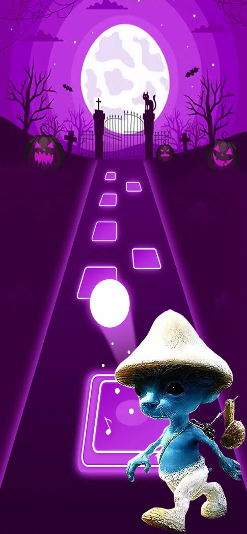 Gato Smurf quebra cabeça versão móvel andróide iOS apk baixar