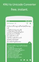 KNU to Unicode Converter - Convert KNU Karen text Affiche