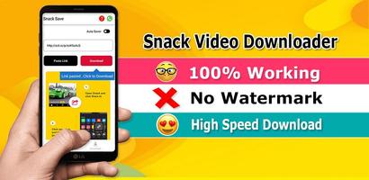Snack Video Downloader Without Watermark पोस्टर