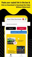 Snack Video Downloader Without Watermark capture d'écran 2