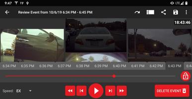 TeslaCam / Sentry-Ansicht Screenshot 2