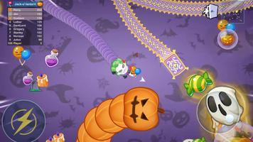 Worms Merge: permainan zona io screenshot 1