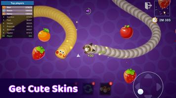 Worms Merge: permainan zona io screenshot 2