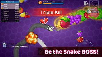 Worms Merge: permainan zona io screenshot 3