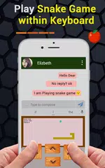 Typing Keyboard with Snake Game -Play while Typing APK download