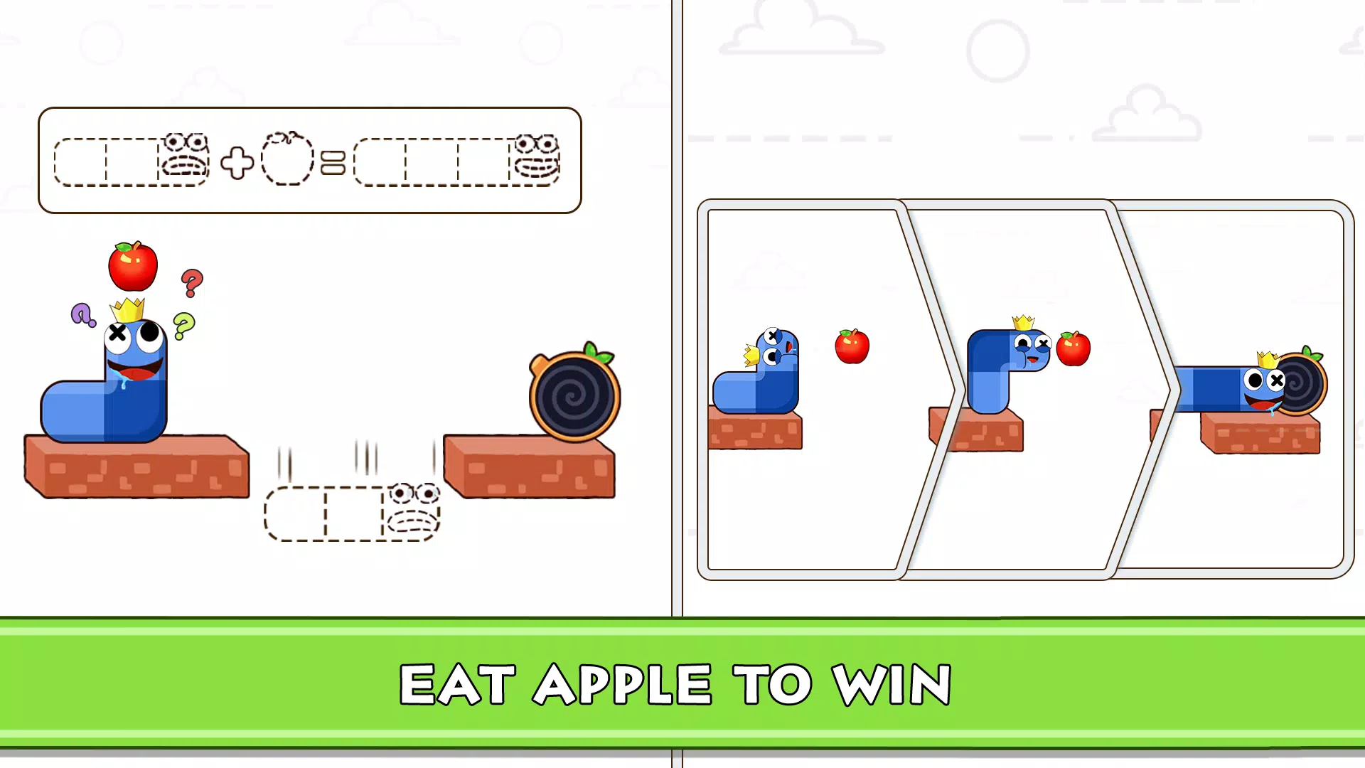 When you play the snake game without internet the apple goes invisible and  the snake becomes a worm : r/softwaregore