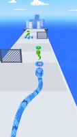 Snake Run Race－slangen spel 3D-poster