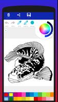 Snakehead Fish Coloring Book poster