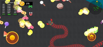 Slither Worm.io - Hungry Snake تصوير الشاشة 3